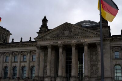 ドイツの連邦議会 Bundestag (筆者撮影)