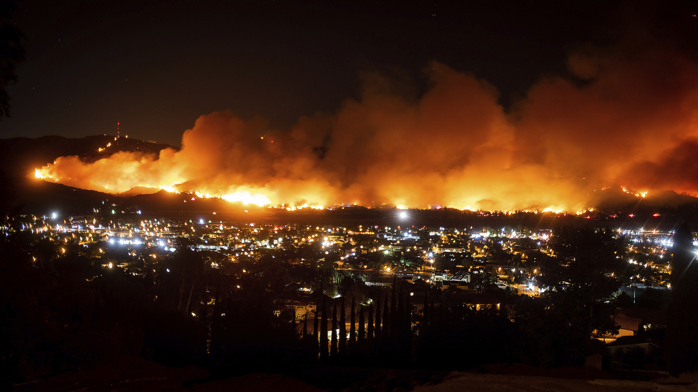 アメリカ西海岸の山火事について